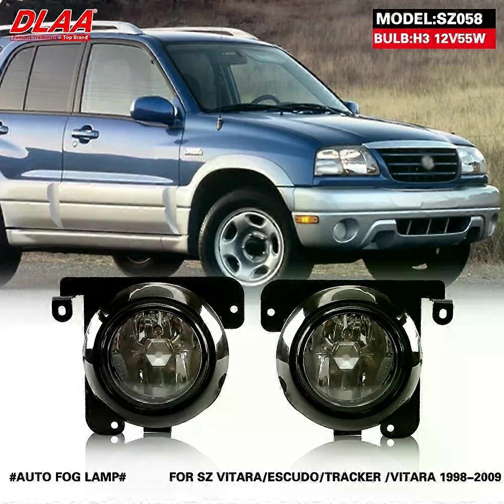 High qualityDLAA For VITARA ESCUDO TRACKER  VITARA 1998-2009 Front Fog Lights Car Styling Spot Light Fog Lamps With Switch - 1 Pair