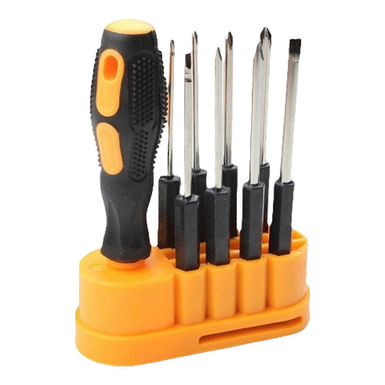 Compact Multifunction 8 in 1 Magnetic Screwdriver Set with Ergonomic Grip Suitable for Household Repair and Gadget Fixes
