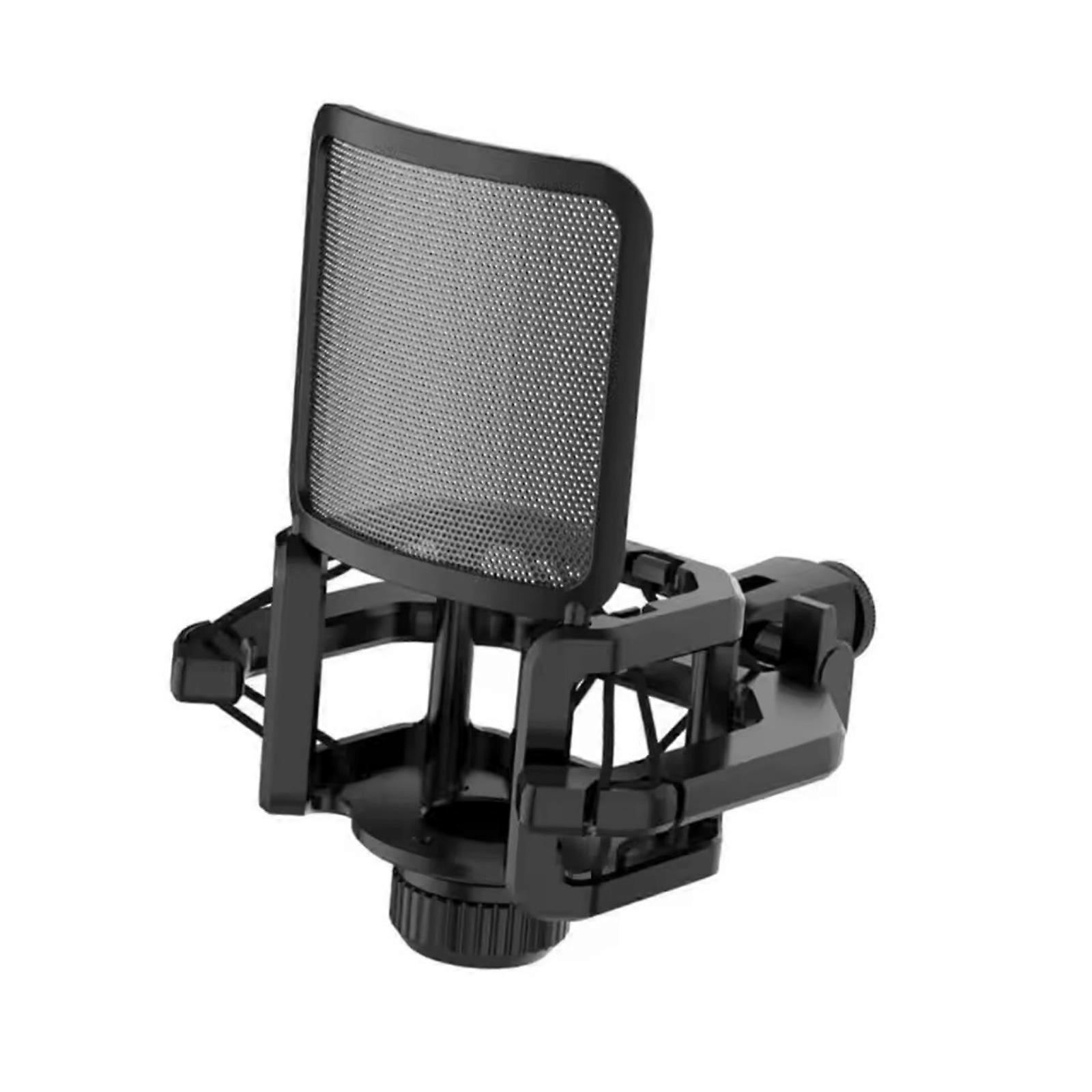 Universal Microphone Shock Mount Antivibration Shock Mount with Filter Screen for Microphones Professional Recordings
