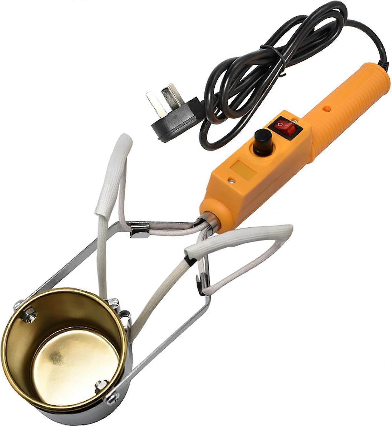 Lead Melting Pot 380W 3000g Capacity, 360° Rotating, Adjustable Temperature 150℃ to 450℃, 65mm Depth