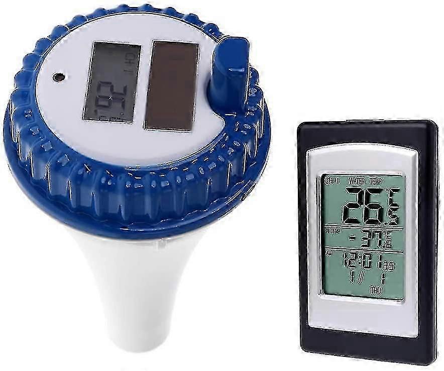 Wireless Swimming Pool Thermometer Water Temperature Floating Pool Thermometer With Solar Energy