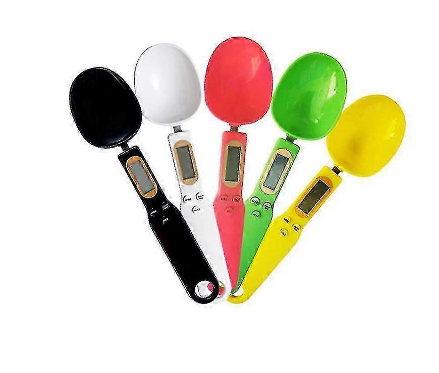 Digital Kitchen Spoon Scale - Accurate Electronic Measuring Spoon - Black