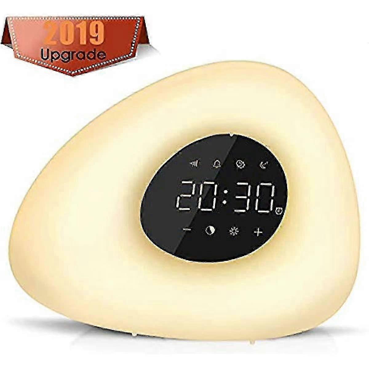 Wake Up Radio Alarm C Wake Up Sunrise Sunset With 10 Sounds 7 S Touch Rgb Dimmable Lamp Sun