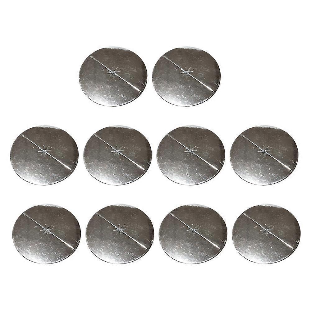 Ear Care Protective Disks 10 PCS Silver Paper Shields for Safe Ear Candling