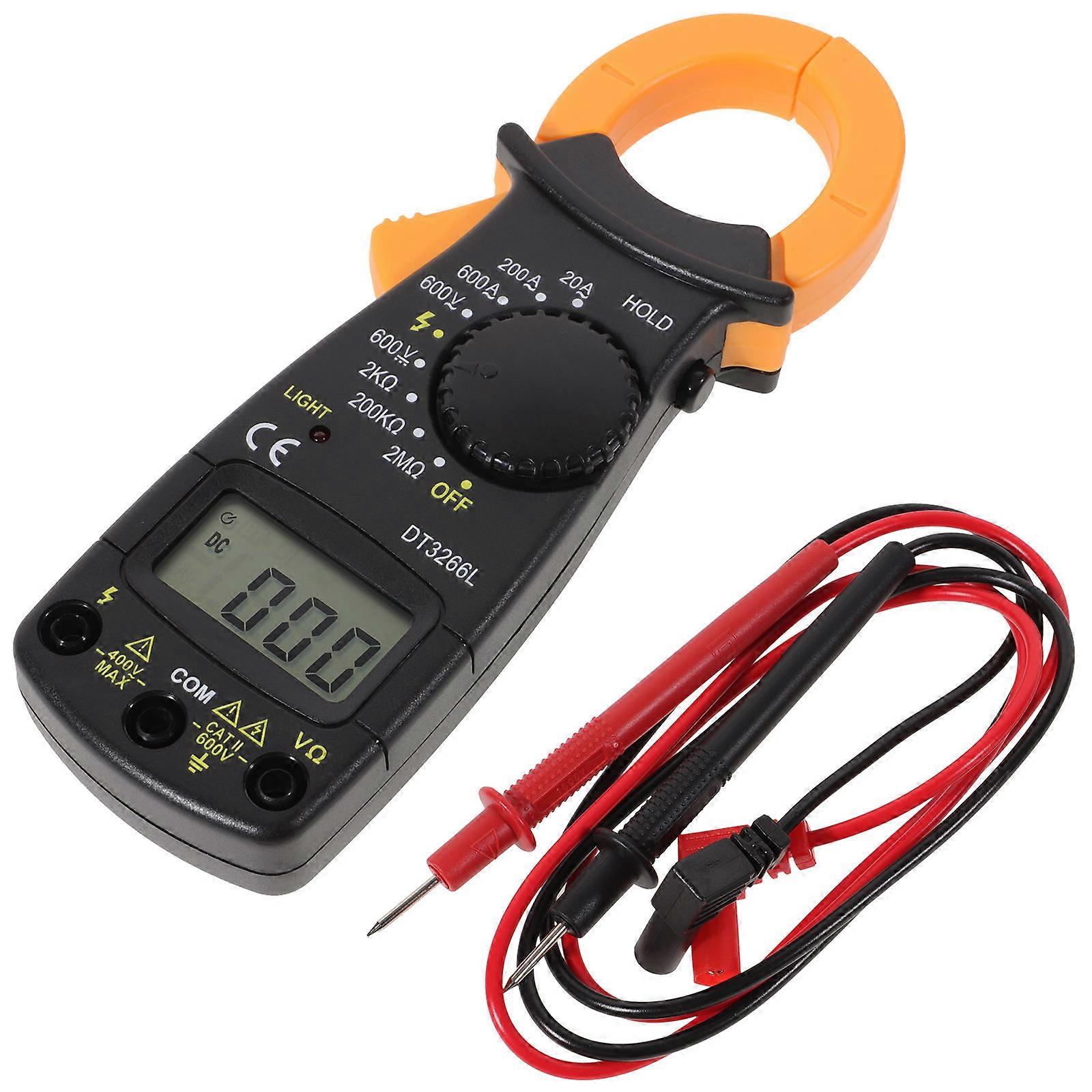 High Precision Portable Clamp Multimeter with Full Protection, Automatic Voltage Detection, Digital Amp and Ohm Measurement for Safe Electrical