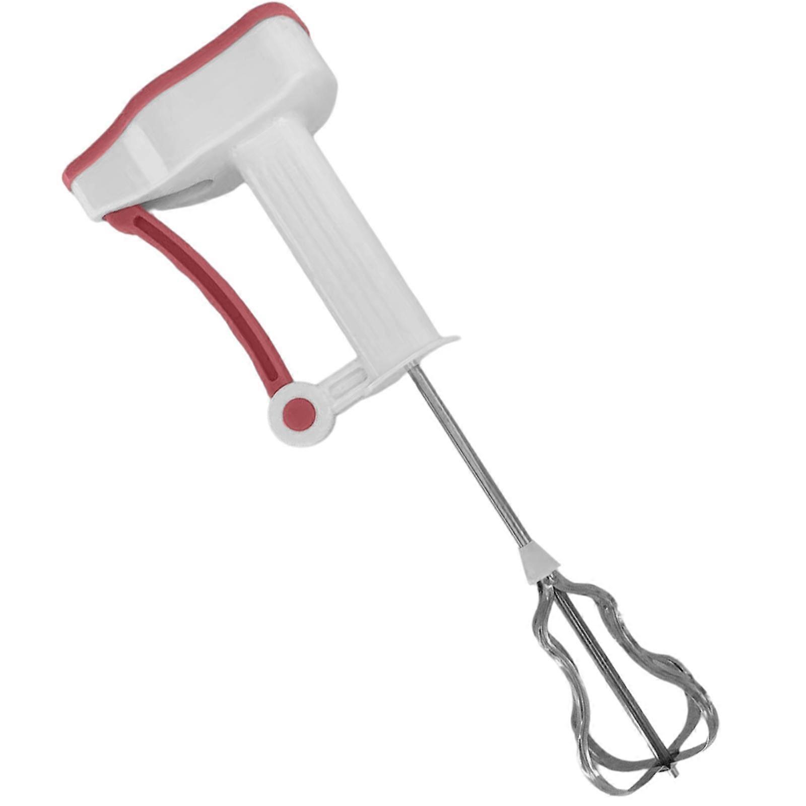 Semi-Automatic Egg Beater Manual Hand Push Egg Stirrer Baking Tool Stainless