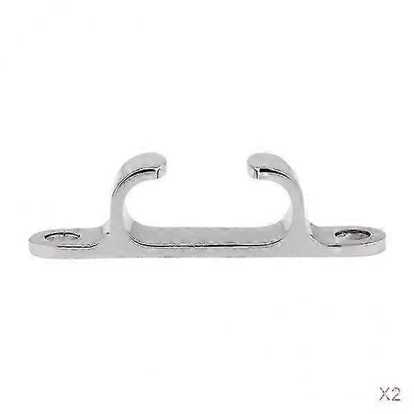 2Pcs Edelstahl Boot Fairlead Bug Chock Segelklampe