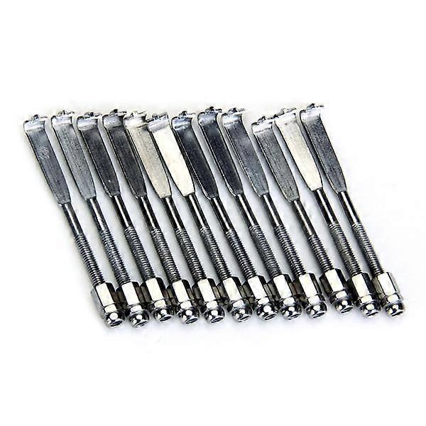 2x 24pcs Banjo Banjo Hooks Flat Pieces And Nuts