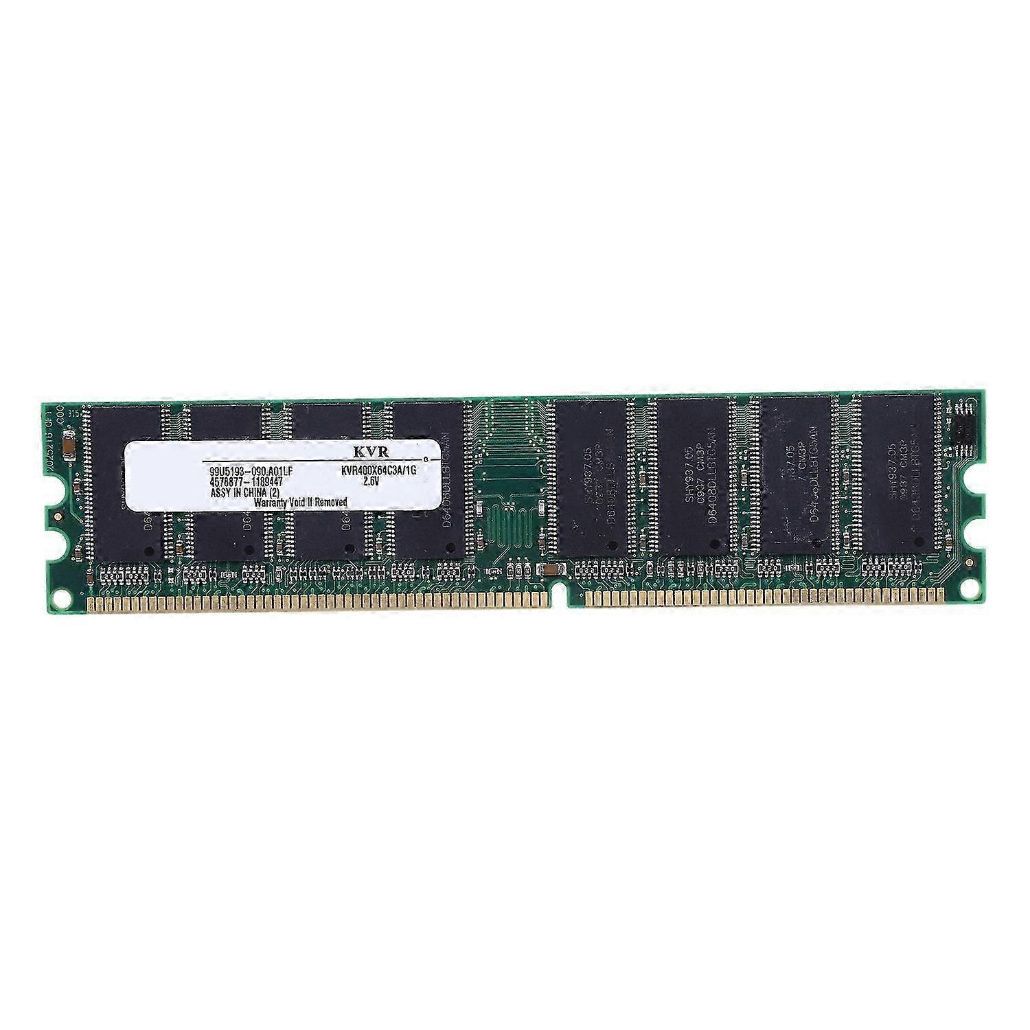 1GB DDR400 PC3200 184-Pin Desktop RAM for CPU GPU APU Non-ECC
