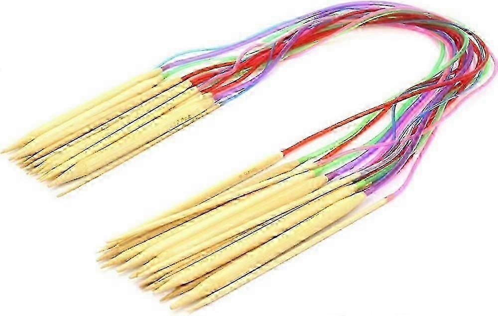 Crochet Hook Multicolor Natural Bamboo Cusp Circular Knitting Needles