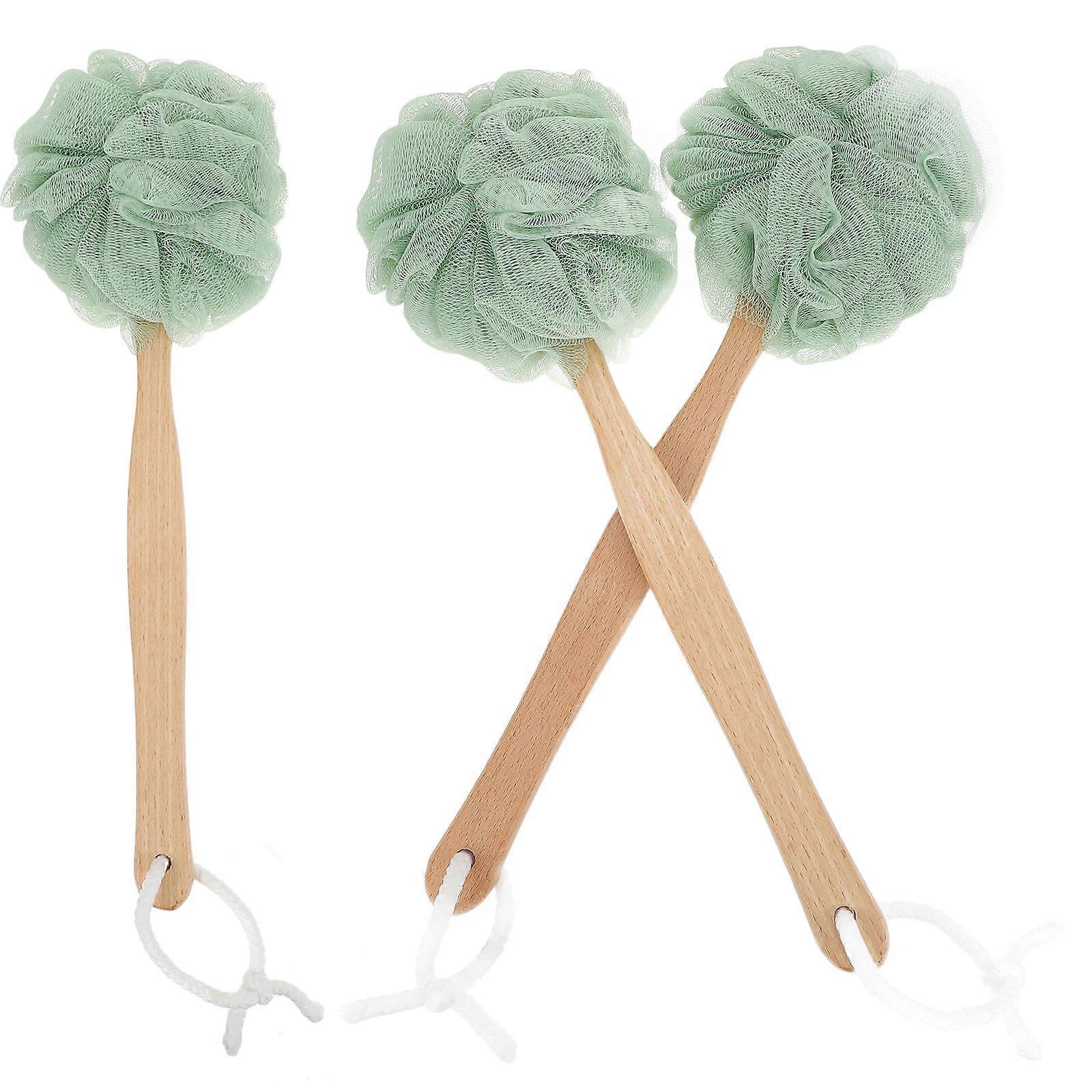 3pcs Household Bath Practical Shower Back Cleaning Tool Set