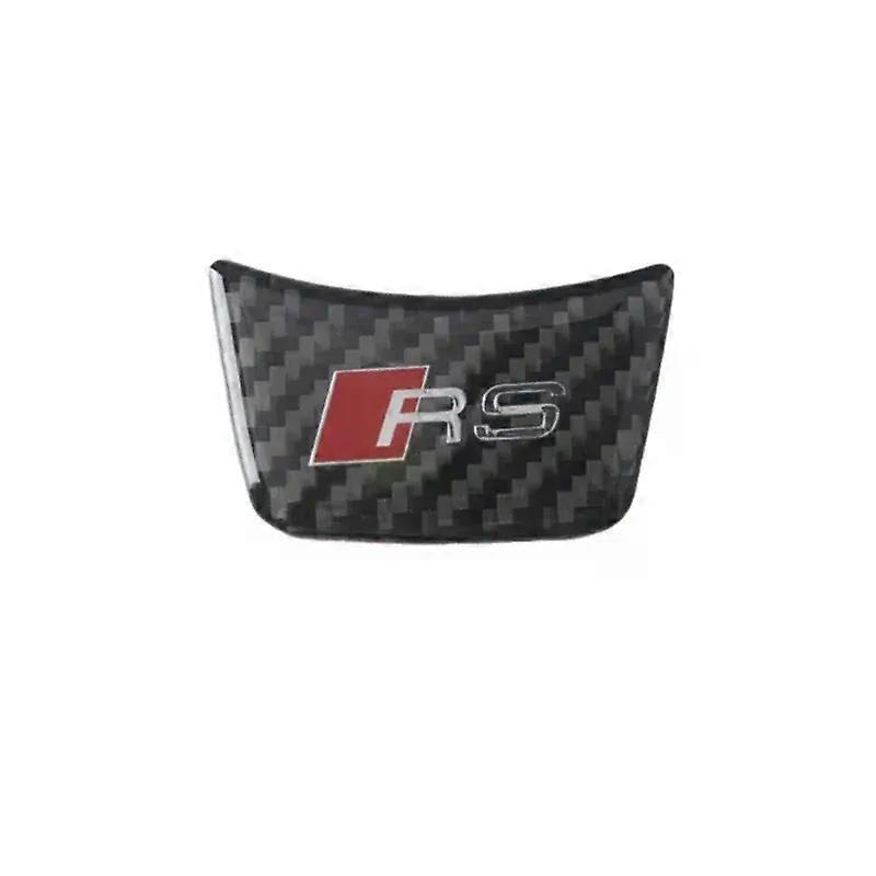 Emblème autocollant de volant en alliage d’aluminium de voiture adapté pour RS6 A1 A2 A3 A4 A5 A6 A7 A8 Q1 Q2 Q3 Q4 Q5 Q6 Q7 Q8 TT SLINE RS Badge