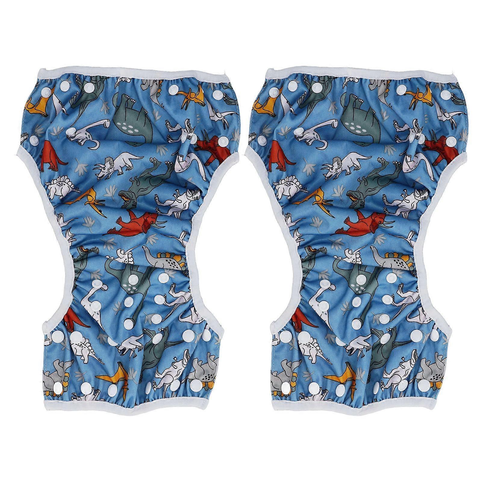 2025 Latest Model 2PCS Baby Swim Diapers Soft Breathable Waterproof Adjustable...