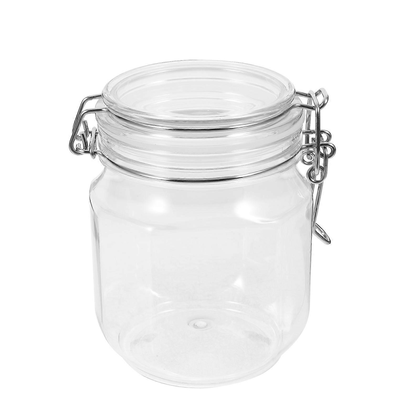 Here's a refined and professional product description based on the title you provided:
 
**Transparent Sealed Honey Jar – Compact Lightweight Honey