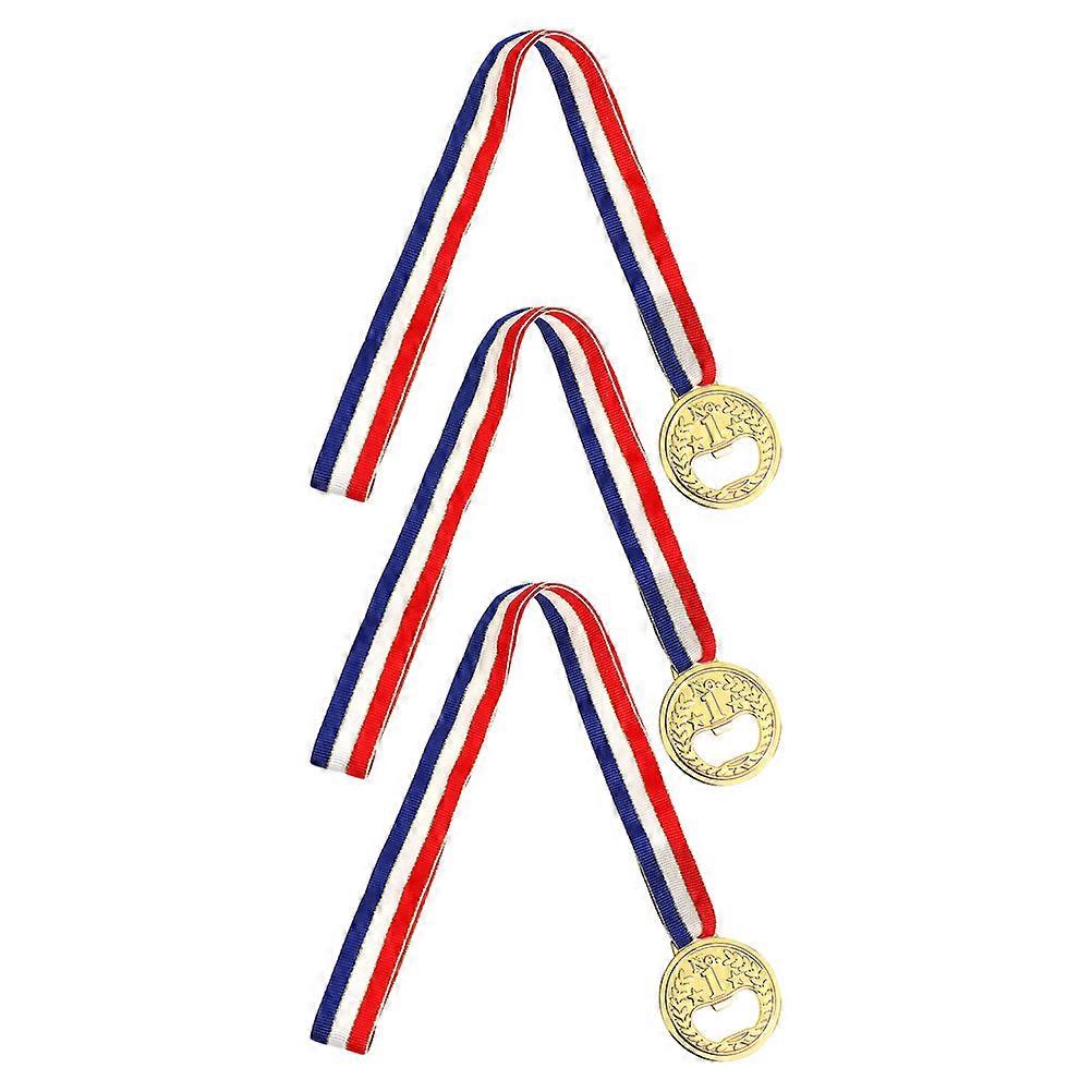 Creative Bottle Opener Portable for Party Favor with Assorted Color and Classic Shape 3pcs