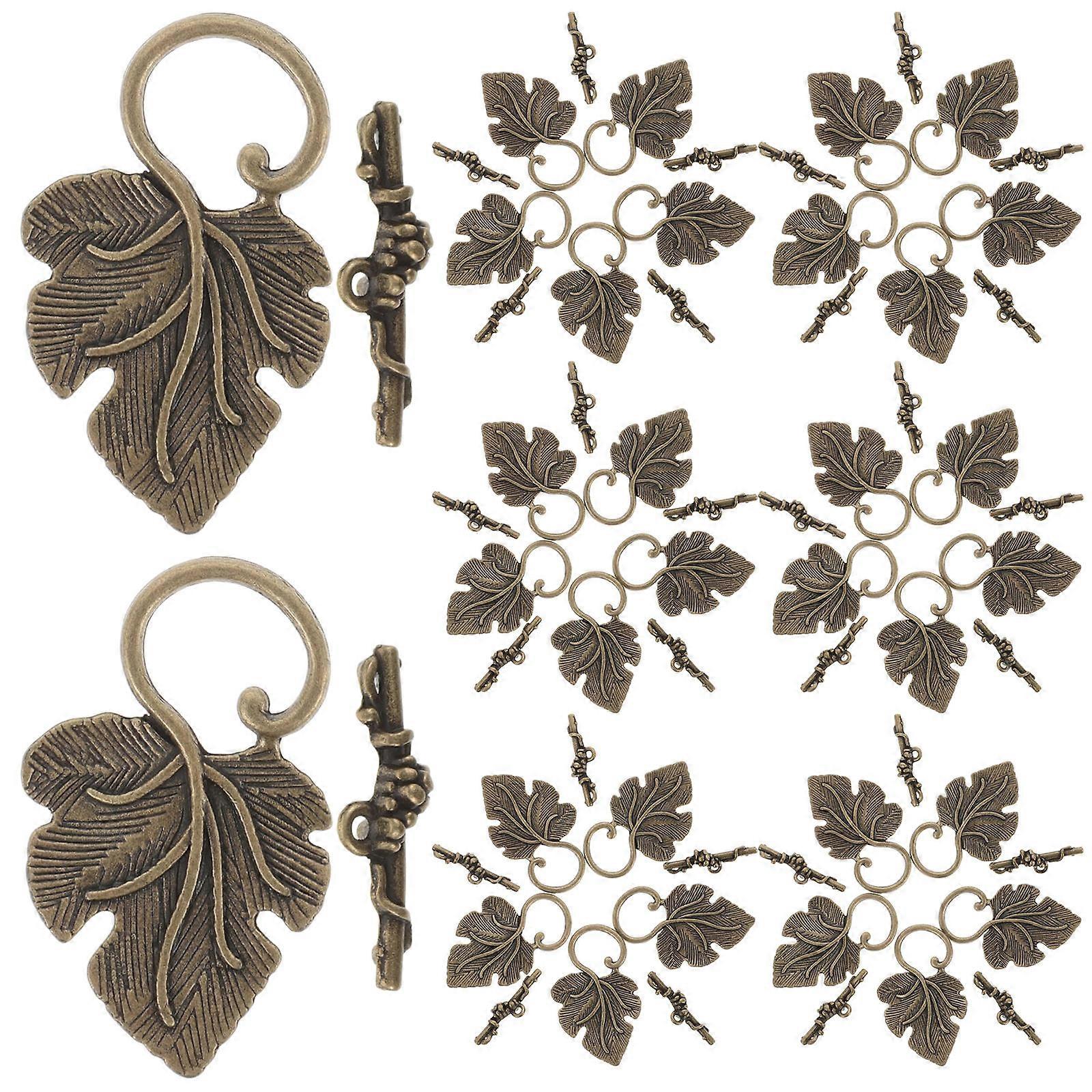 Vintage Metal Toggle Clasps 40pcs Smooth Surface Jewelry Connectors for DIY Bracelets and Necklaces Making Accessories