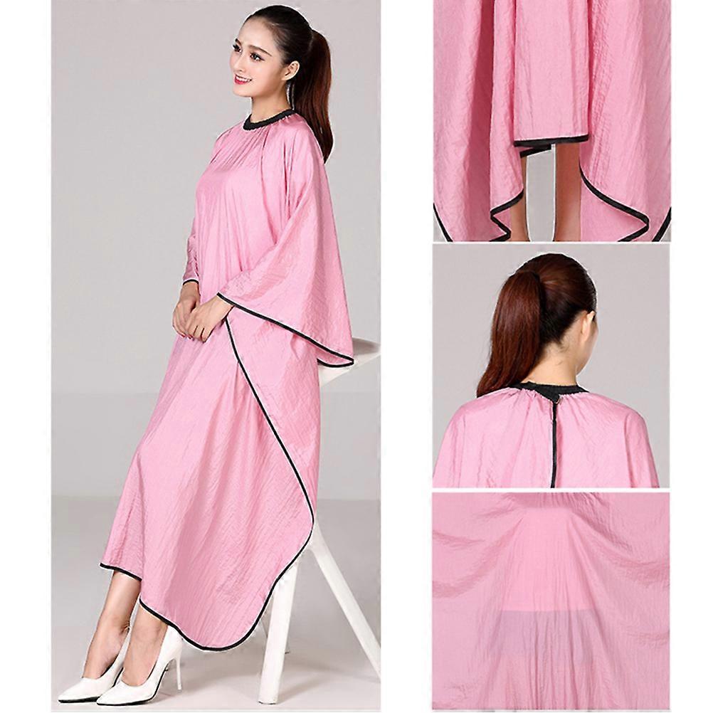 Lightweight Hairdressing Cape for Salon and Home Use – Comfortable Haircut Gown for Men and Women – Pink