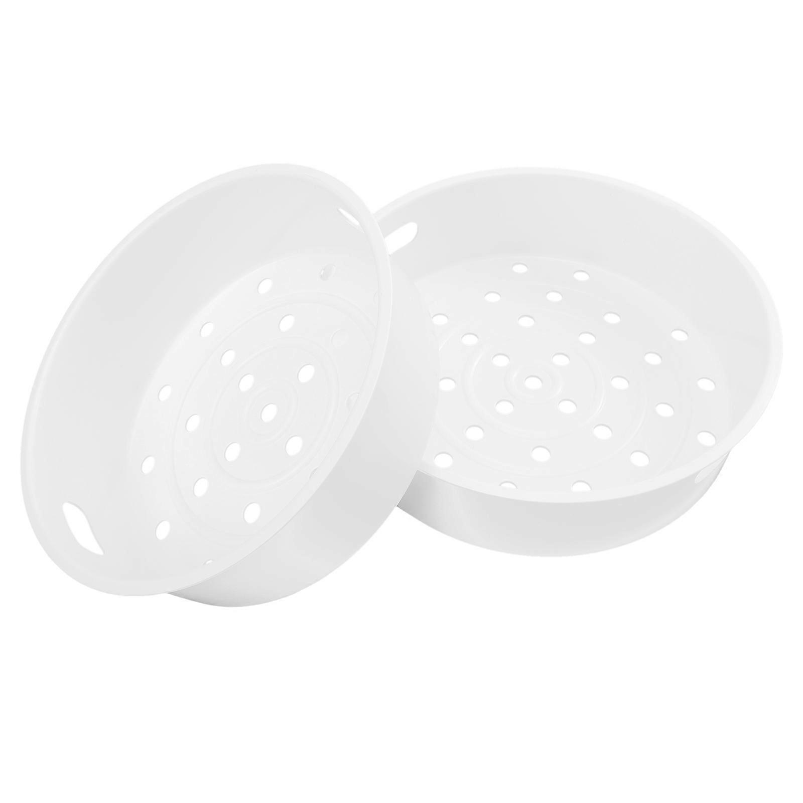 2Pcs Steamer Containers for Household Multi function Food Steamers Baskets