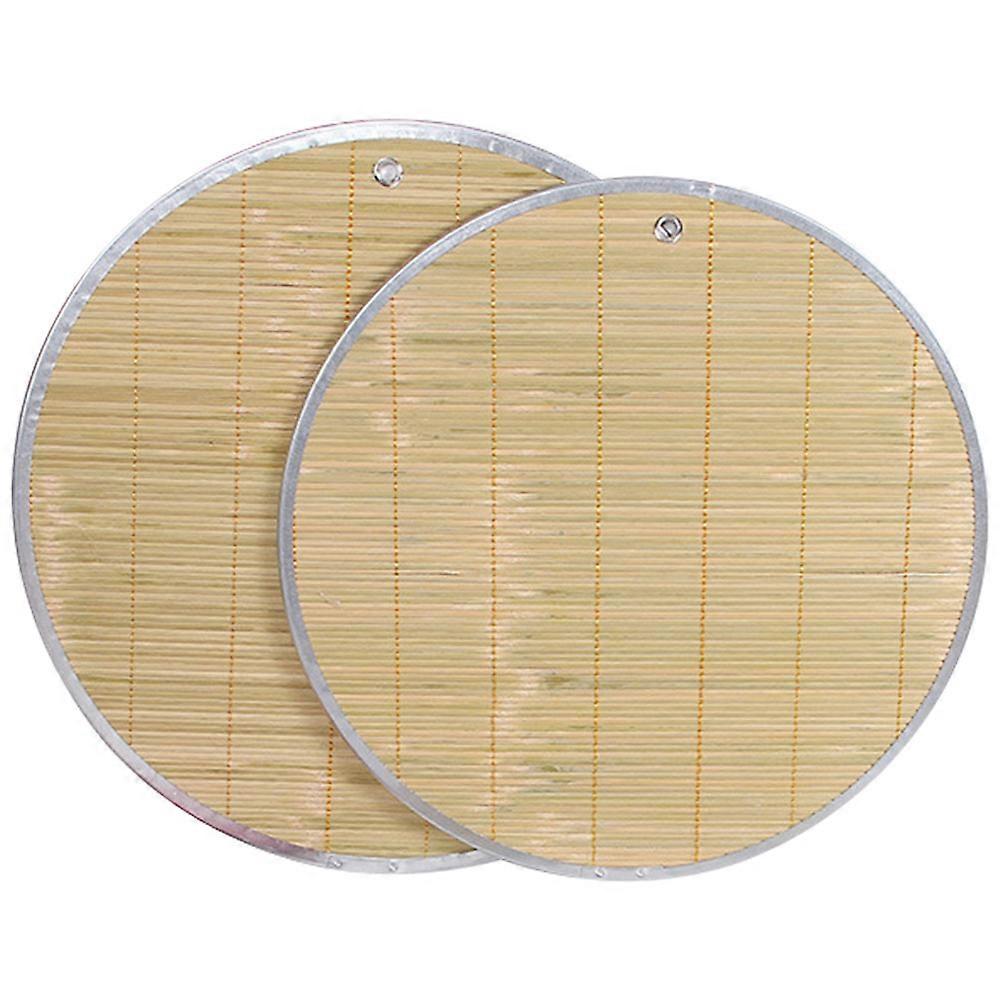 Household Food Storage Tray Reversible Chinese New Year 42.00X42.00X0.30CM Non-Stick Square Khaki 2Pcs