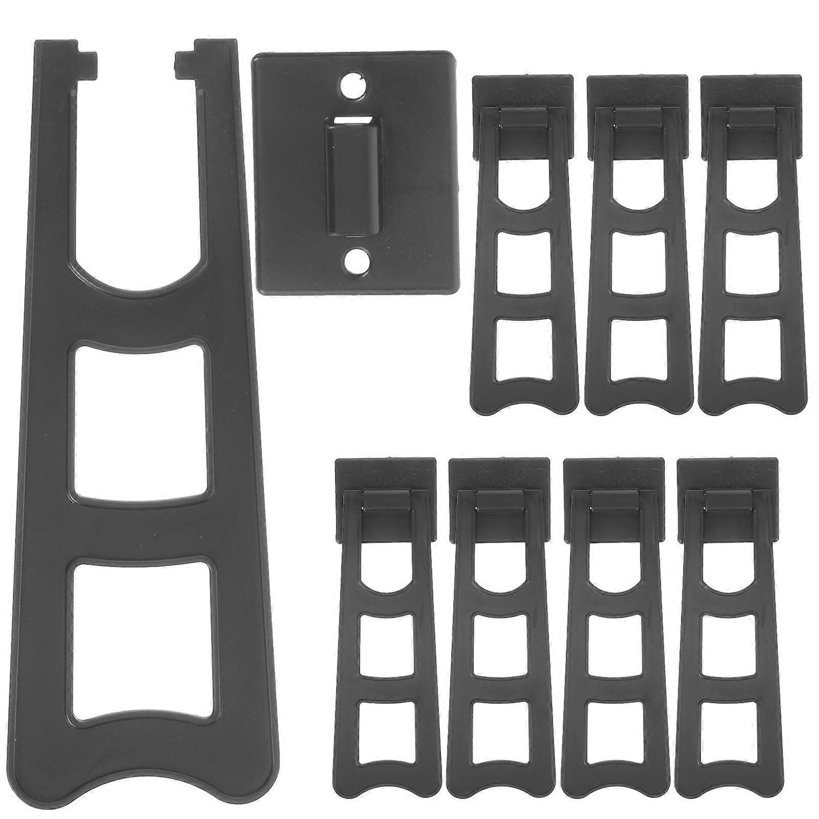 Adjustable Clamps Picture Frame Back Stand Simple Design For Adults Studio Black 10Set