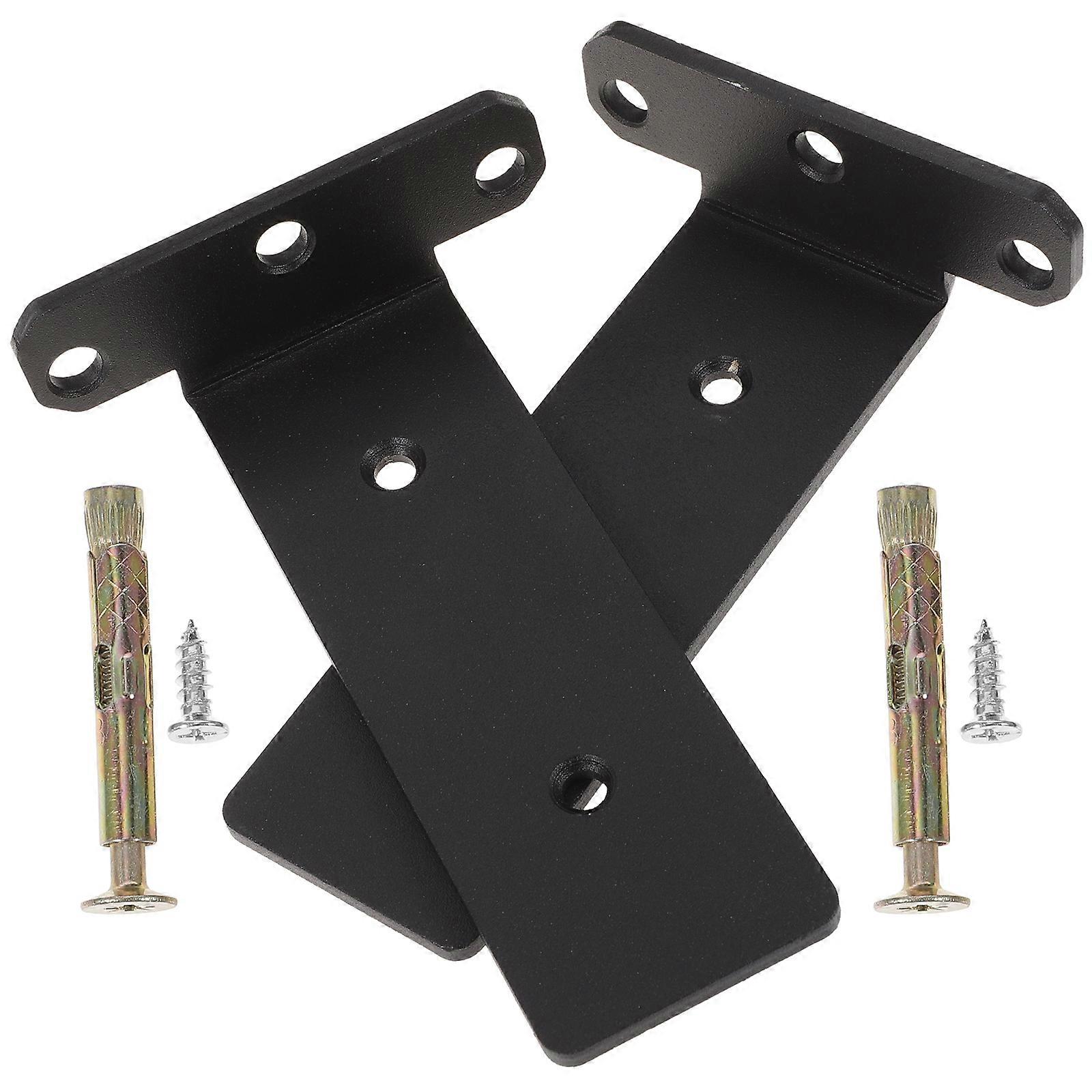 2pcs Heavy Duty Wall Shelf Brackets with Coating – Floating Shelf Support for Custom Shelves in Kitchen, Bathroom, Office