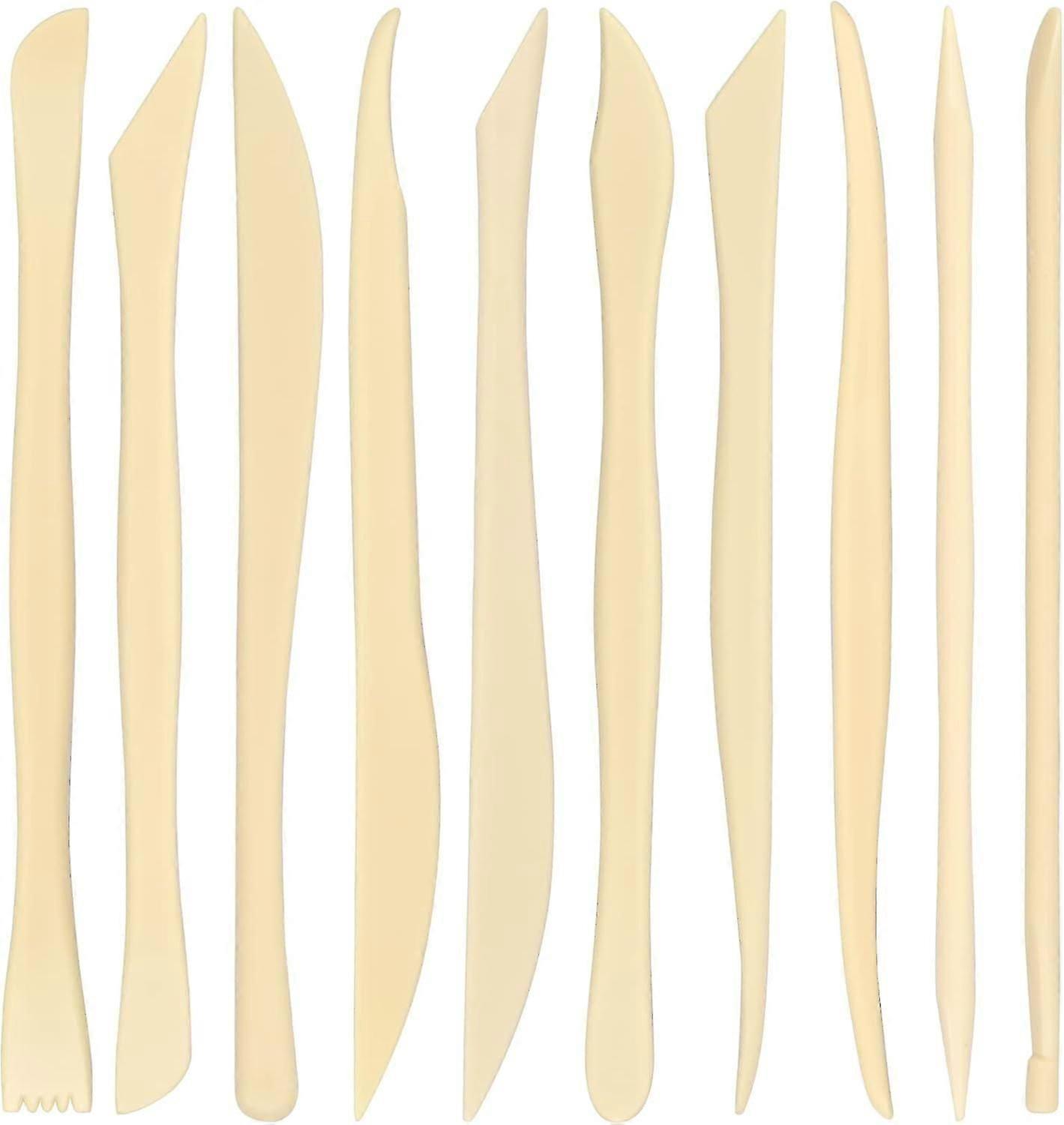 Sculpting Tools Set - 10 Pieces Plastic Modeling Tools for Clay Pottery