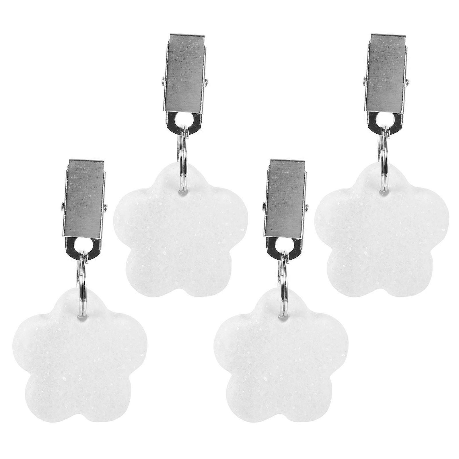 Securing Tablecloth Weights Flower Shaped For Indoor Dining 4Pcs