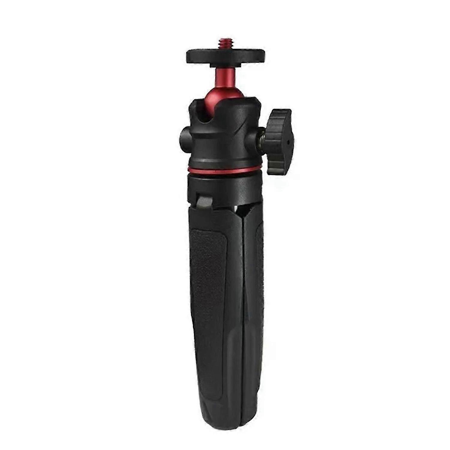 Mini Desktop Tripod Handheld Photography Bracket with Flexible Ball Head 1/4 Inch Screw Mount for Po