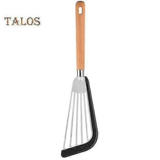 Steak Spatula Hanging Hole Frying Reusable Modern Silicone Edge Fish Frying Spatula for Dining Room