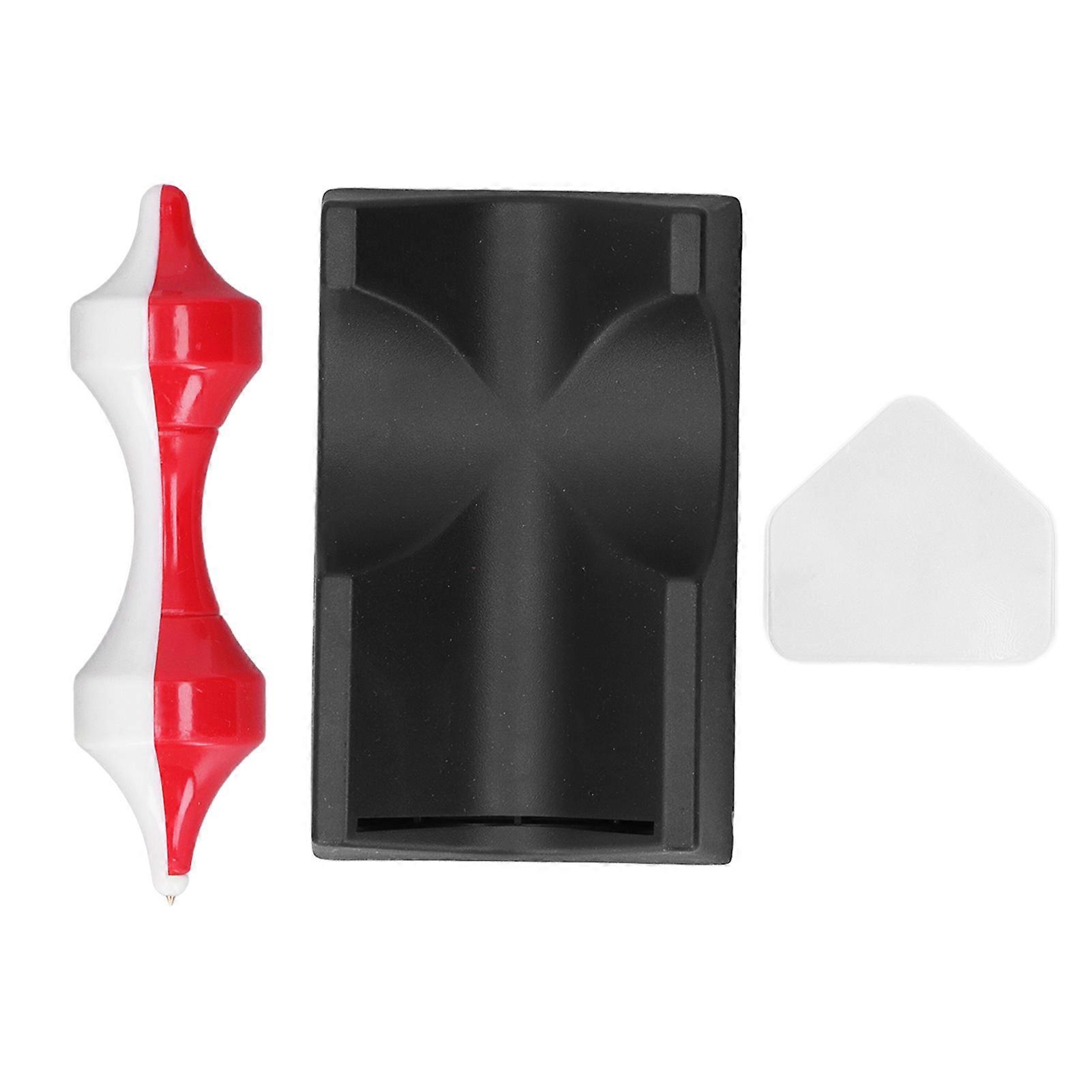 Floating Magnetic Gyroscope, Magnetic Levitation Decorative Educational Toy for Stress Relief, Red and White Teaching