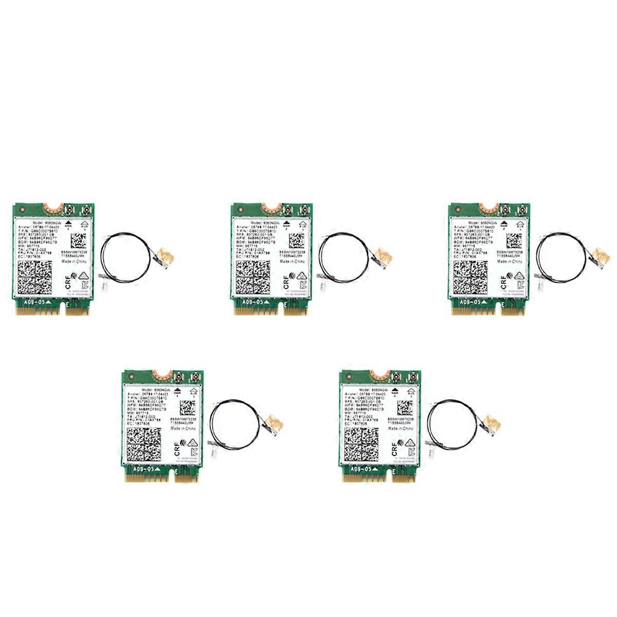 9560NGW WiFi Card+Antenna 802.11Ac M.2 CNVI 9560NGW Wireless Adapter
