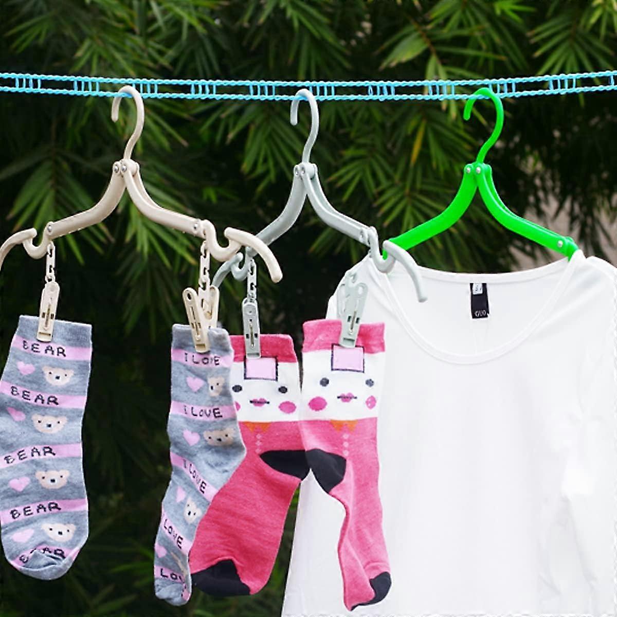 Nylon Clothesline, 3 Pieces Hanging Drying Line (3m)