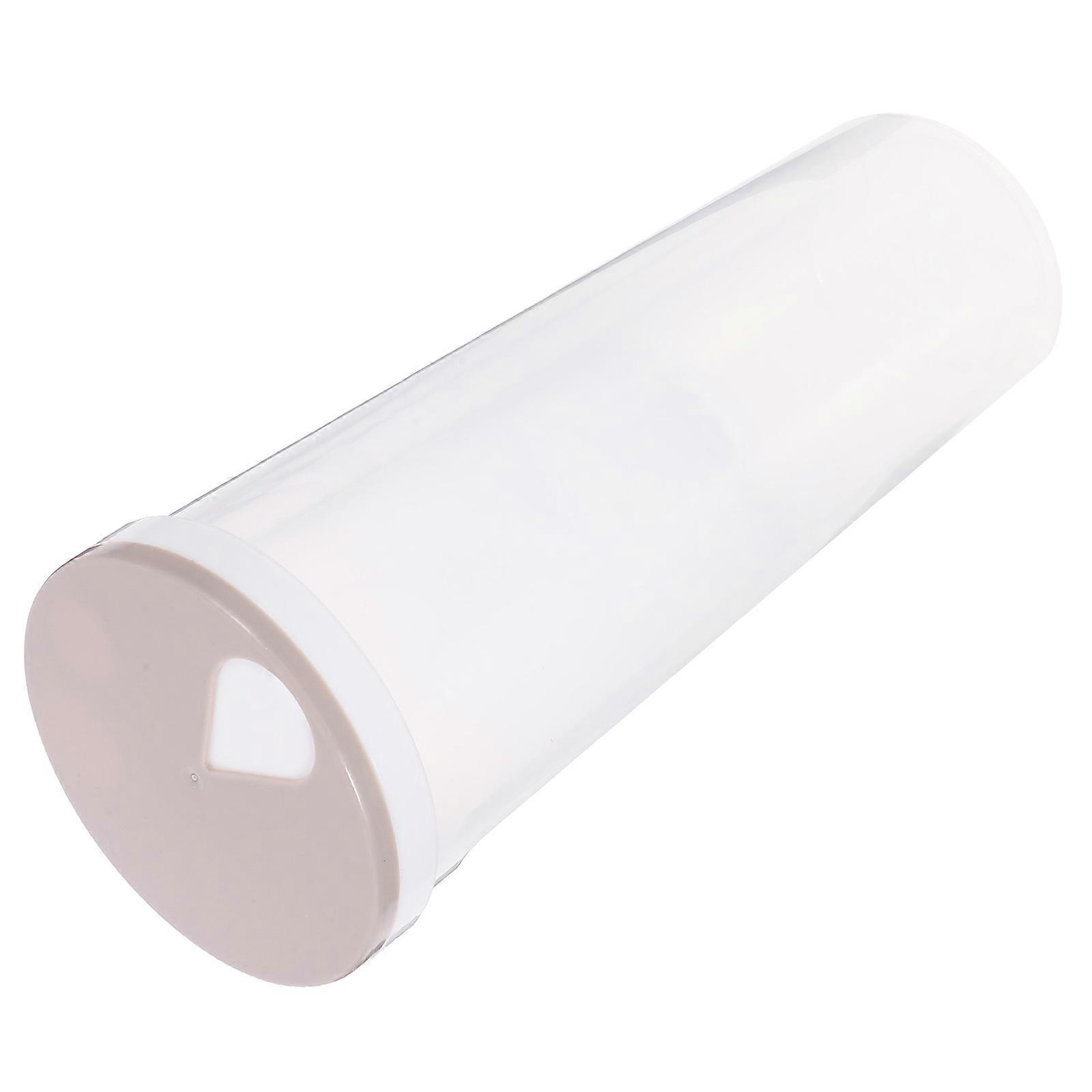 Noodle Storage Box Grain Container Refrigerator Use Khaki Rectangular Shape 27.20X10.00X10.00CM Preservation 1Set