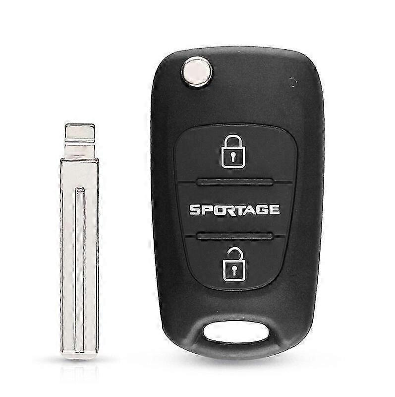 Flip Remote Auto Car Key Shell Suitable for Certain Brands Compatible with Rio 3, Picanto, Ceed, Cerato, Sportage, K2, K3, and for Certain B
