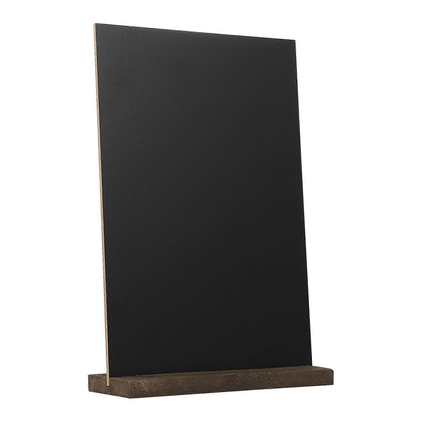 Panneau de mariage Mini tableau noir signe Double face tableau noir affichage signe pour table 22.00X15.00X4.00CM effaçable 1Pack