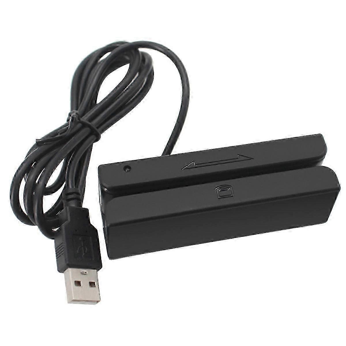 USB Magnetic Strip Card Reader Mini Swiper for USB PC