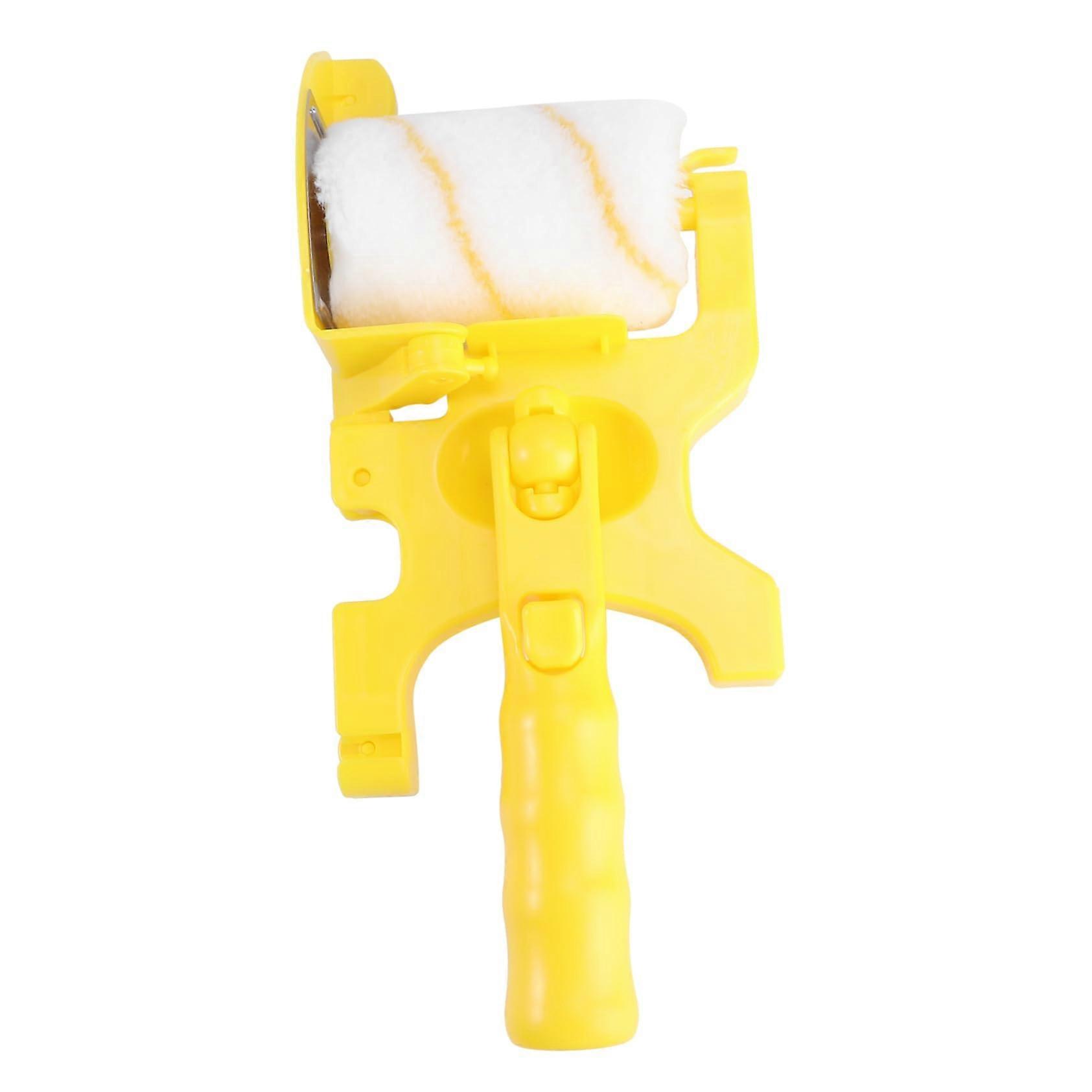 Walzenbürste Malerrolle Rand Reiniger für Farbwalzen 1 Stück Gelb Wandbürste Farbkantenschneider Malen Werkzeug