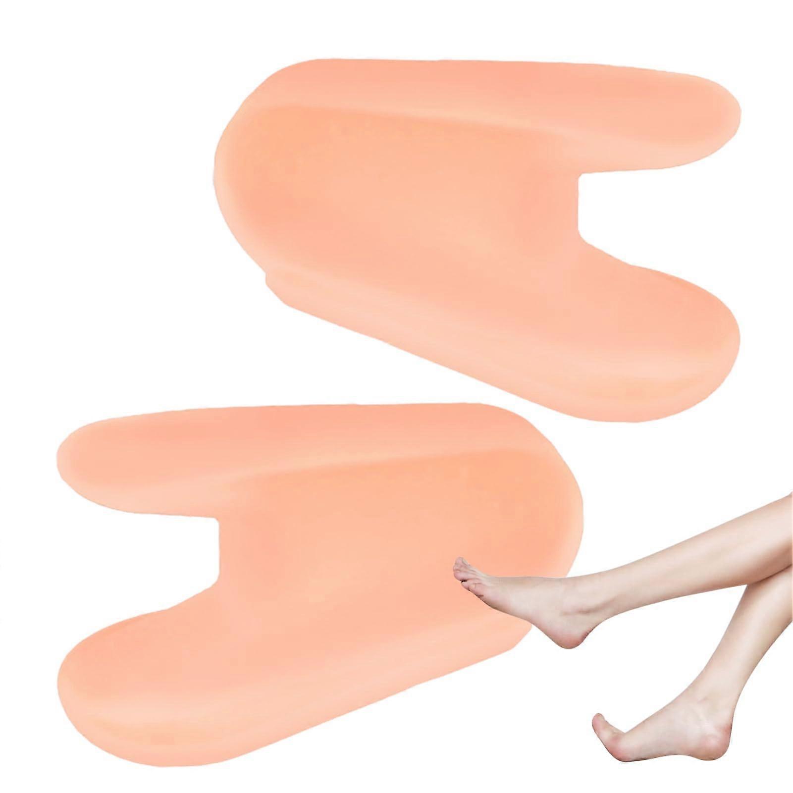 Silicone Toe Separator Soft A-Shaped Flexible Reusable For Valgus Big Toe With Overlapping Toes Size L