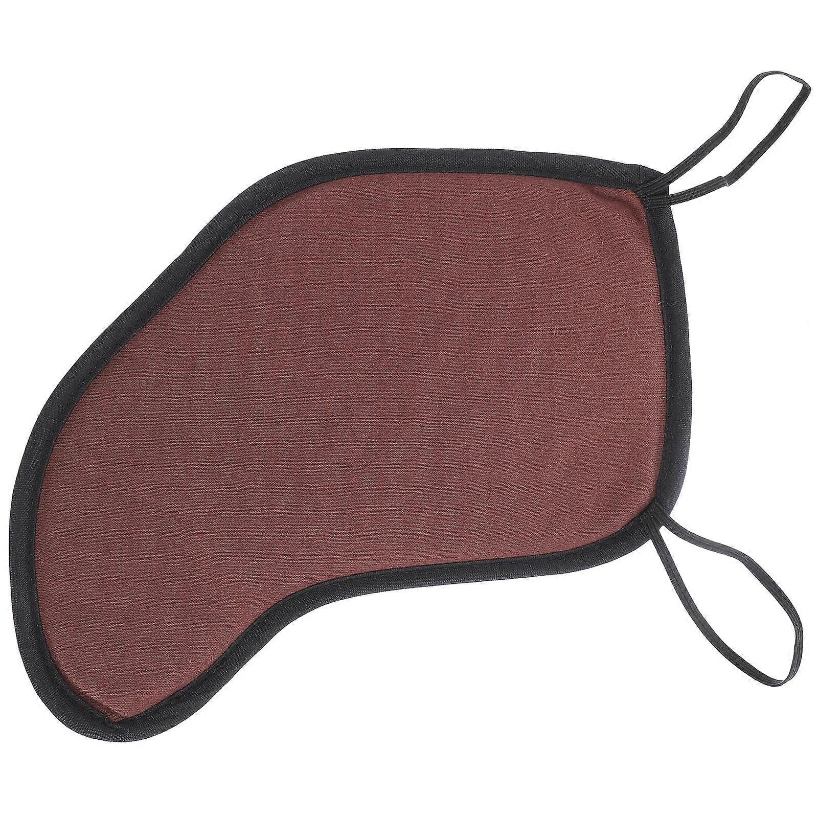 Soft Cotton Violin Chin Rest Pad Comfortable, Washable, Durable Double Strap for Violin Accessories