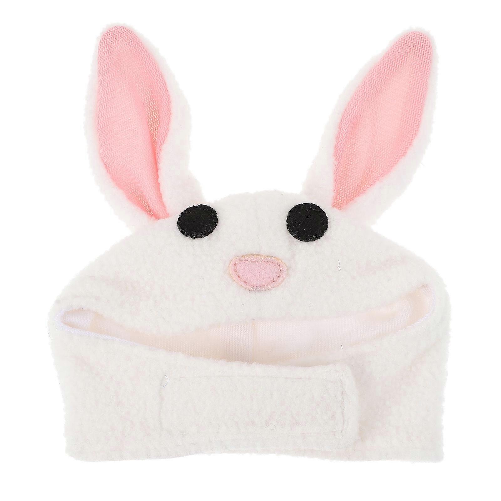 Soft Bunny Hat with Rabbit Ears for Small Animals – Comfortable Cosplay Headwear for Hamsters, Chinchillas, and Rats – Ideal for Easter, Halloween,
