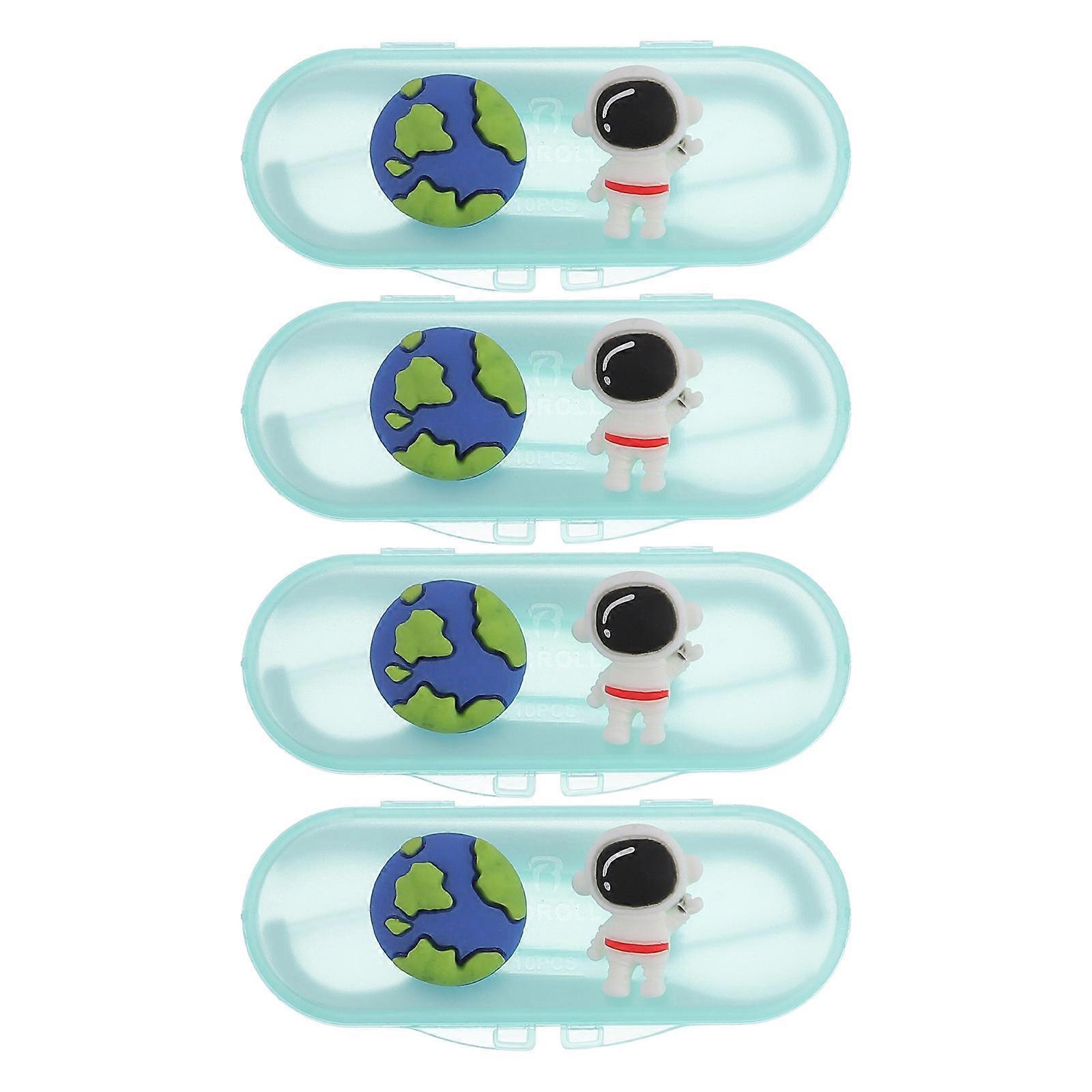 Portable Picks Organizer Flosser Pick Holder Floss Picks Holder Daily Use Polystyrene 8.00X3.00X2.00CM Waterproof 1 Set