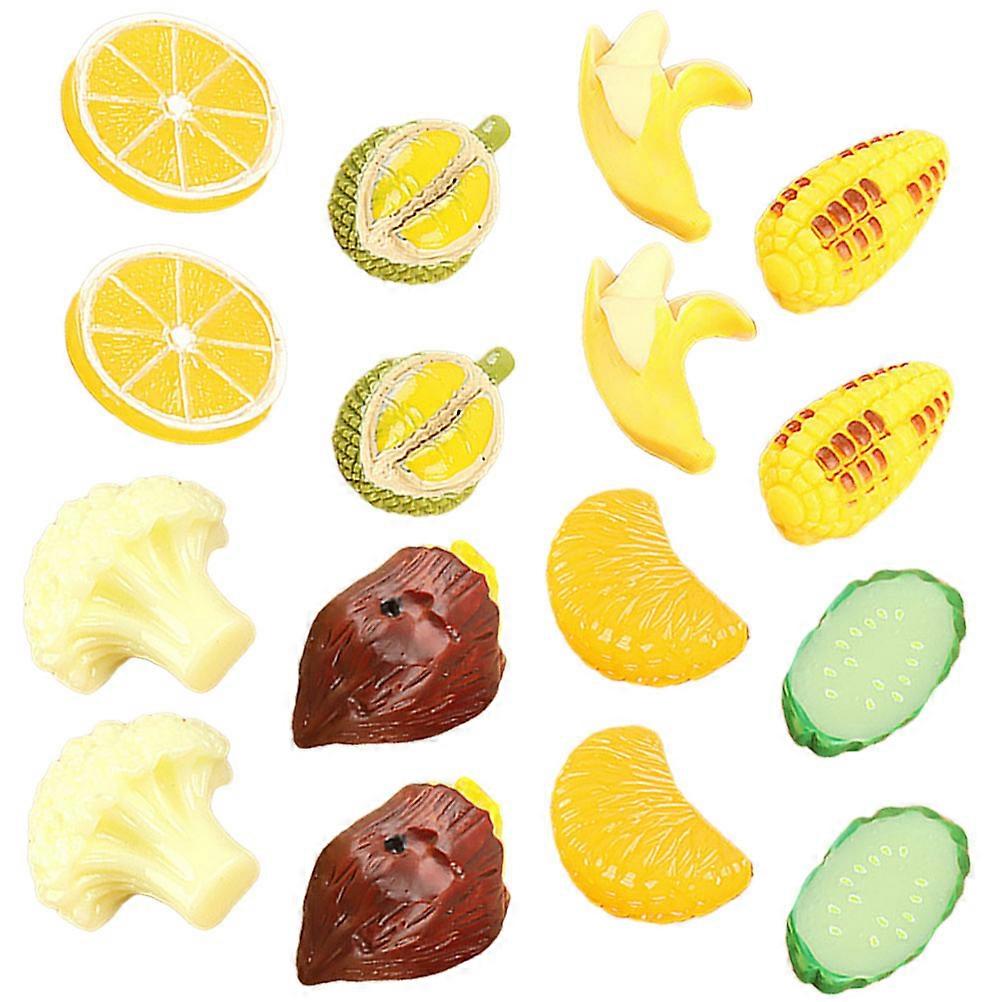 Fake Vegetable Props Simulation Fruit And Vegetable Models Decorative Photo Props 18Pcs