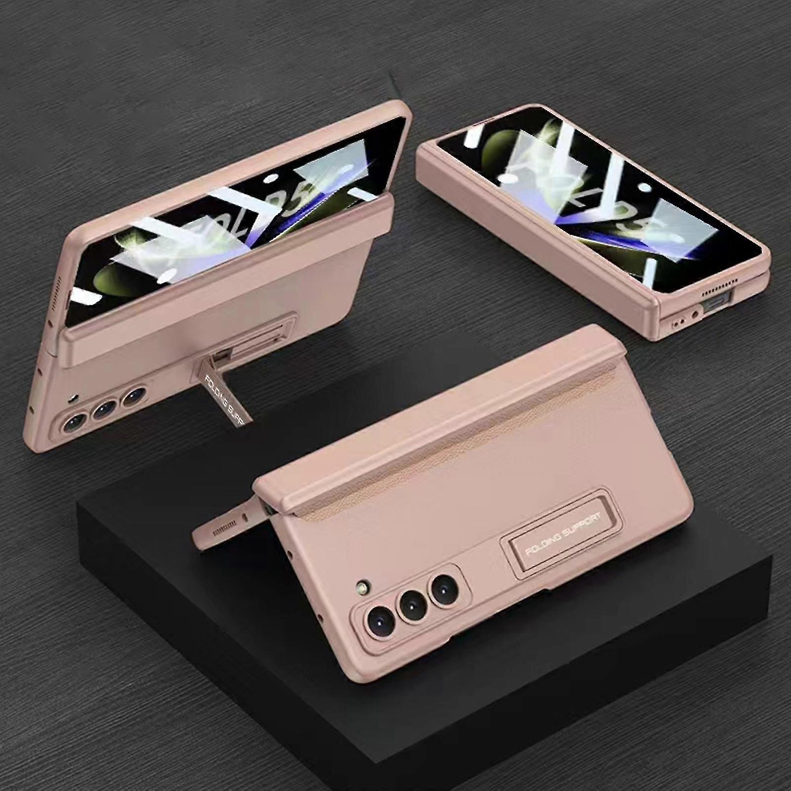 Galaxy Z Fold 5 Case with S Pen Holder & Screen Protector, for Samsung Z Fold 5 case with Hinge Protection & Kickstand
