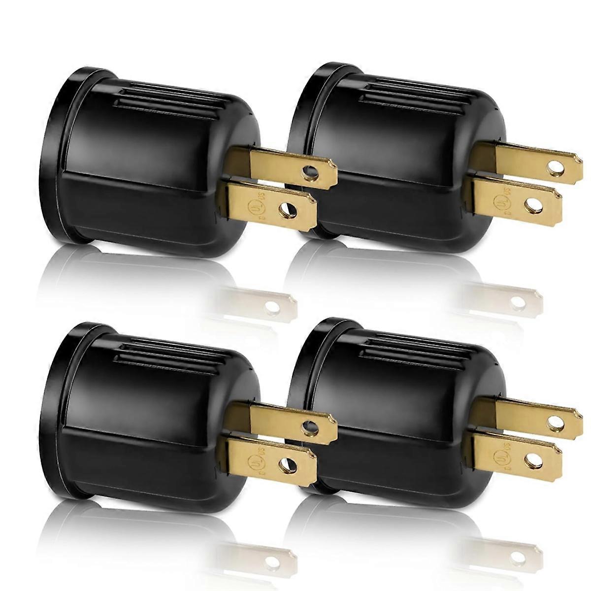 Outlet to Socket Adapter Plug-in Light Socket US Plug