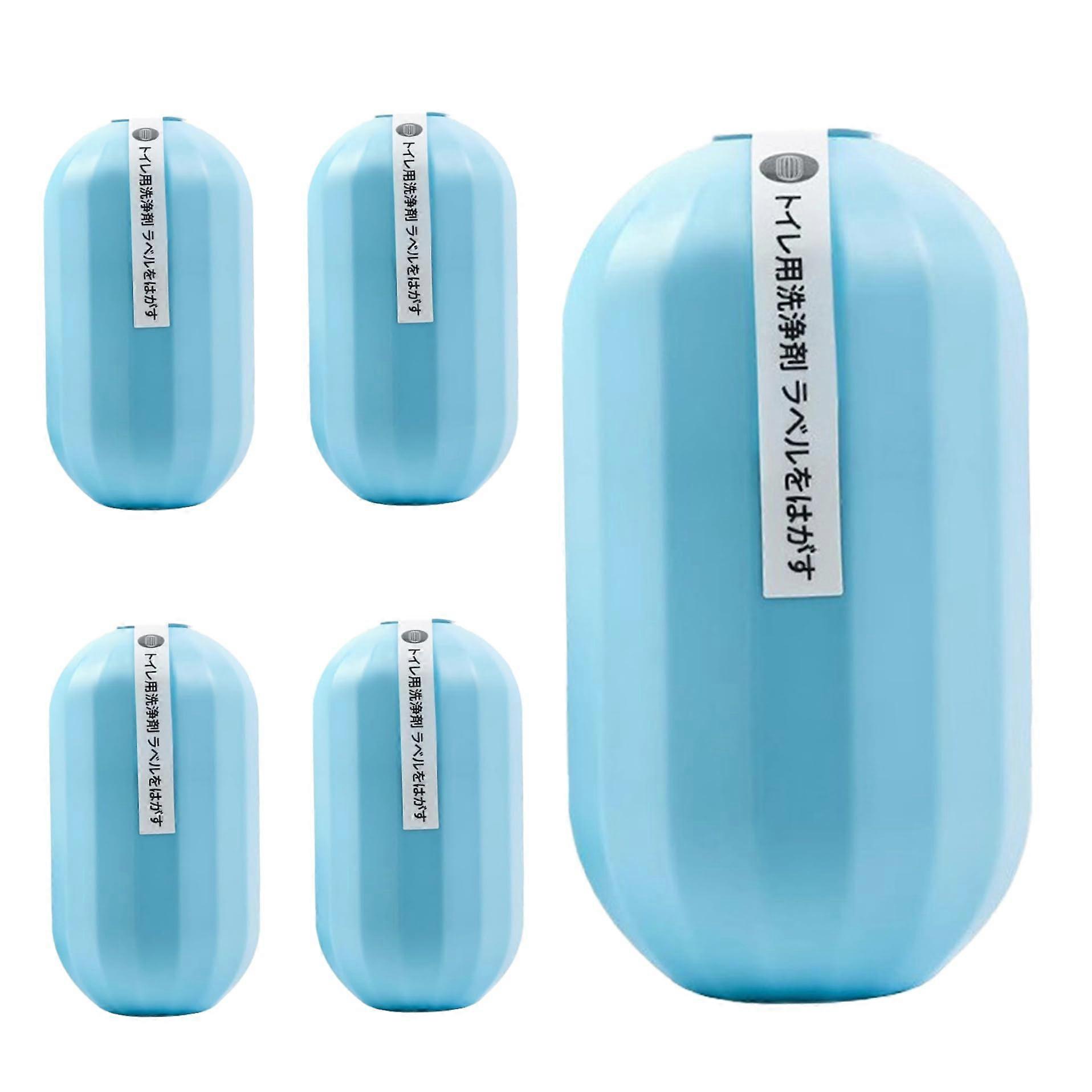 Toilet Bowl Cleaner In Bottle 5 Pieces Automatic Durable Toilet Tank Cleaner 250 g Fresh Fragrances For Home Hotel