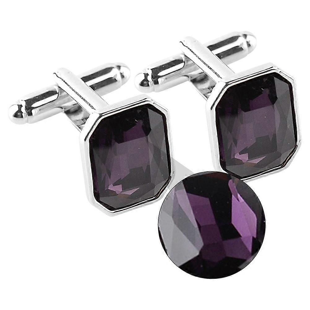 Cuff Links Women Appearance Luster Comfortable To Wear 1 Pair