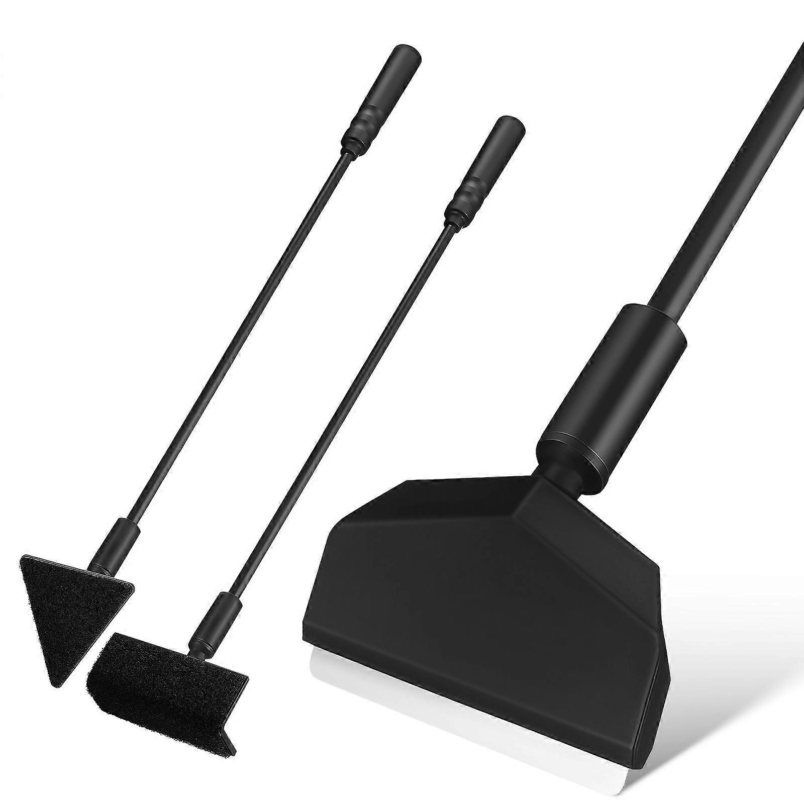Akvaryum Temizleme Alet Seti Balık Tankı Bakımı Akvaryum Sahipleri Üçü Bir Arada Tasarım Siyah 37.00X6.00X1.00CM Lekeleri Çıkarma 1Set