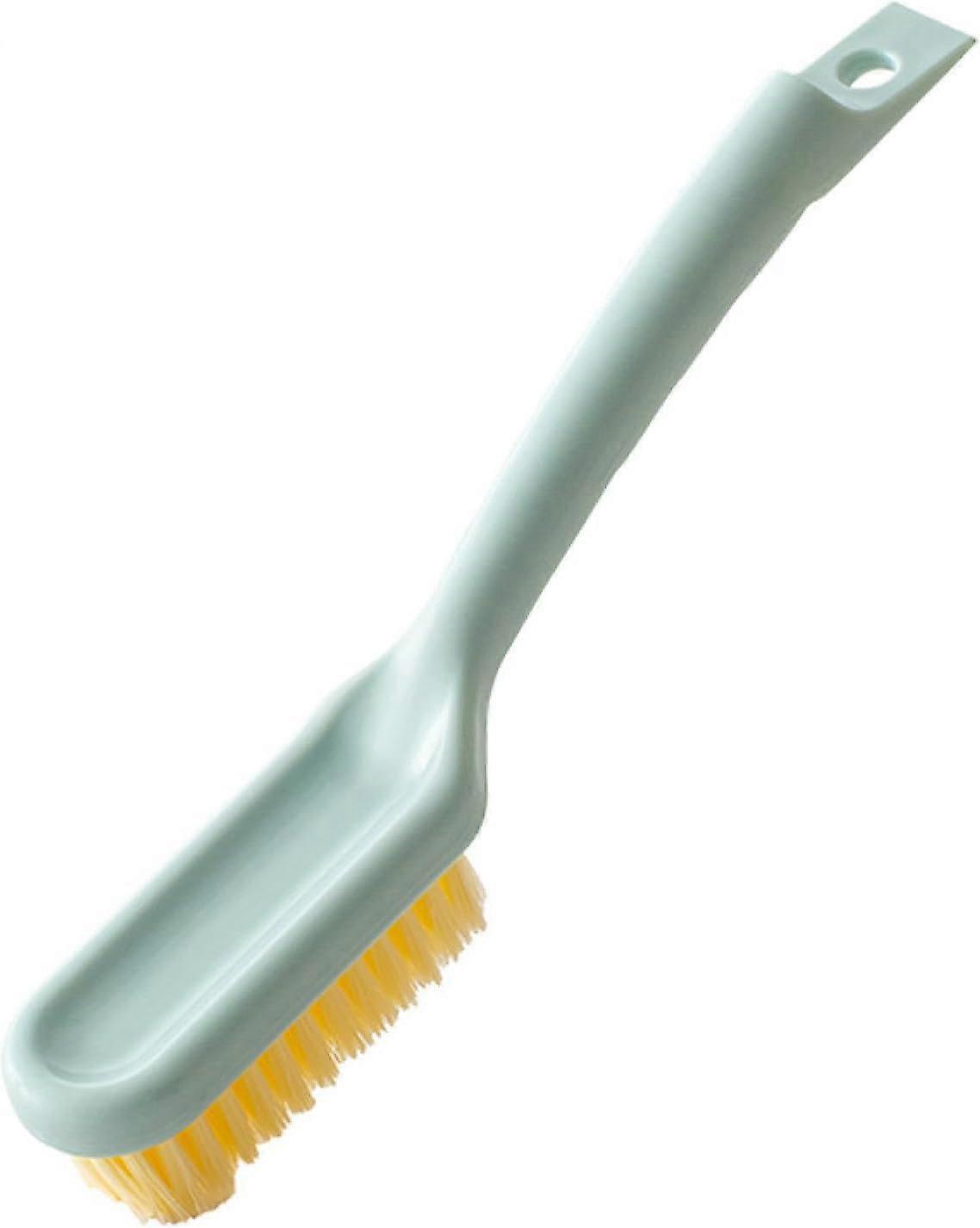 ZENGO （2 包） 加厚长柄鞋刷 家用挂鞋刷 多功能清洁刷 蓝色