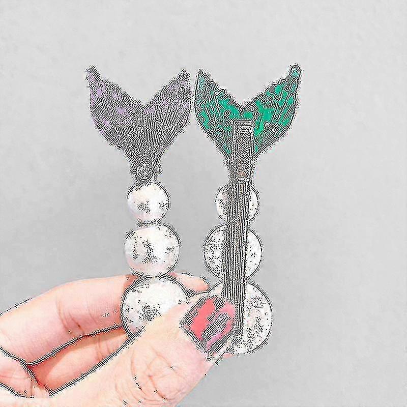 Filles Mignon Perle Sirène Queue Pinces À Cheveux Épingles À Cheveux Ornement