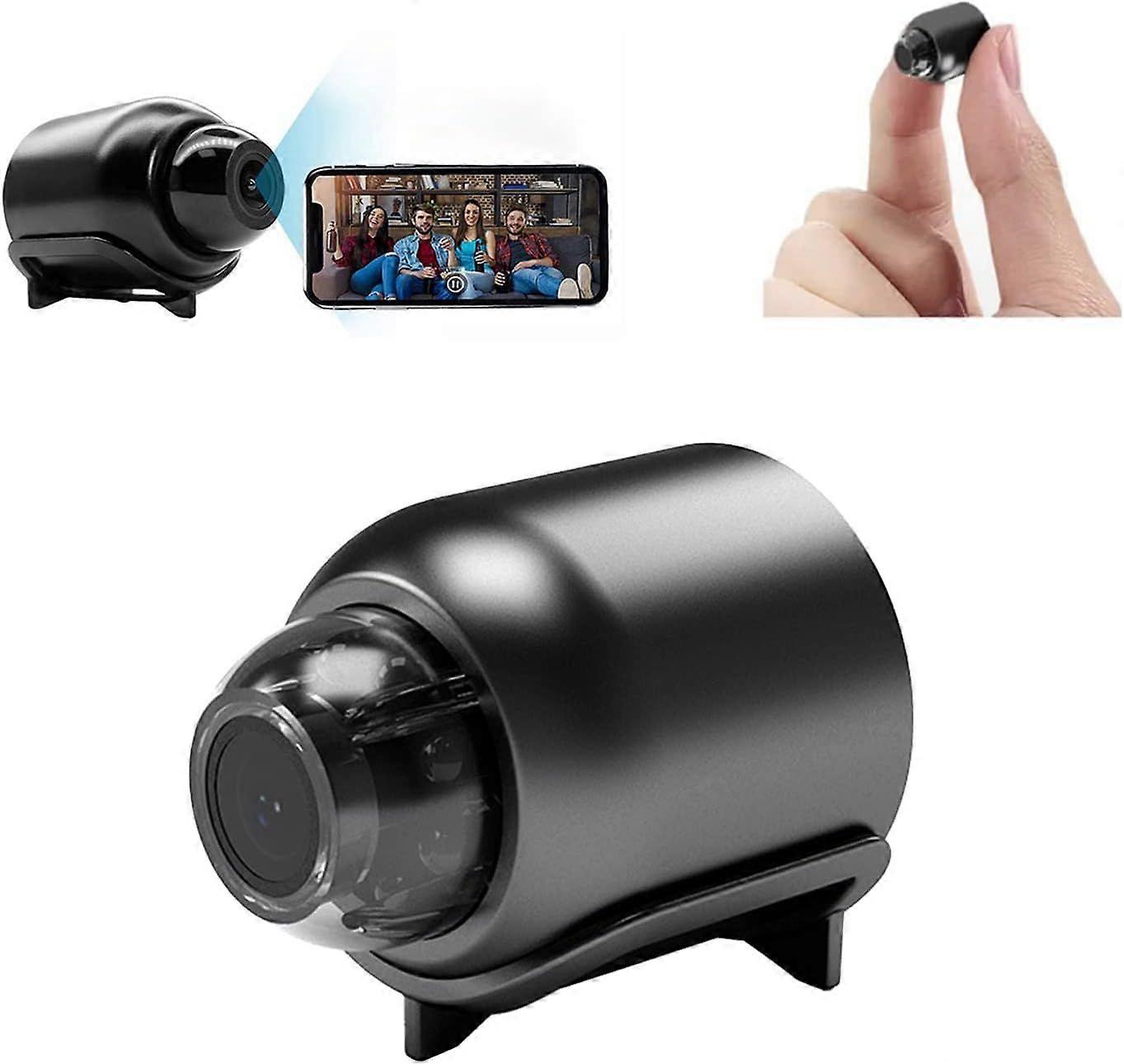Wifi minikamera 1080p hd video cam fjernkontroll nattsyn bevegelsessensor magnetisk kropp mikrokamera videokamera